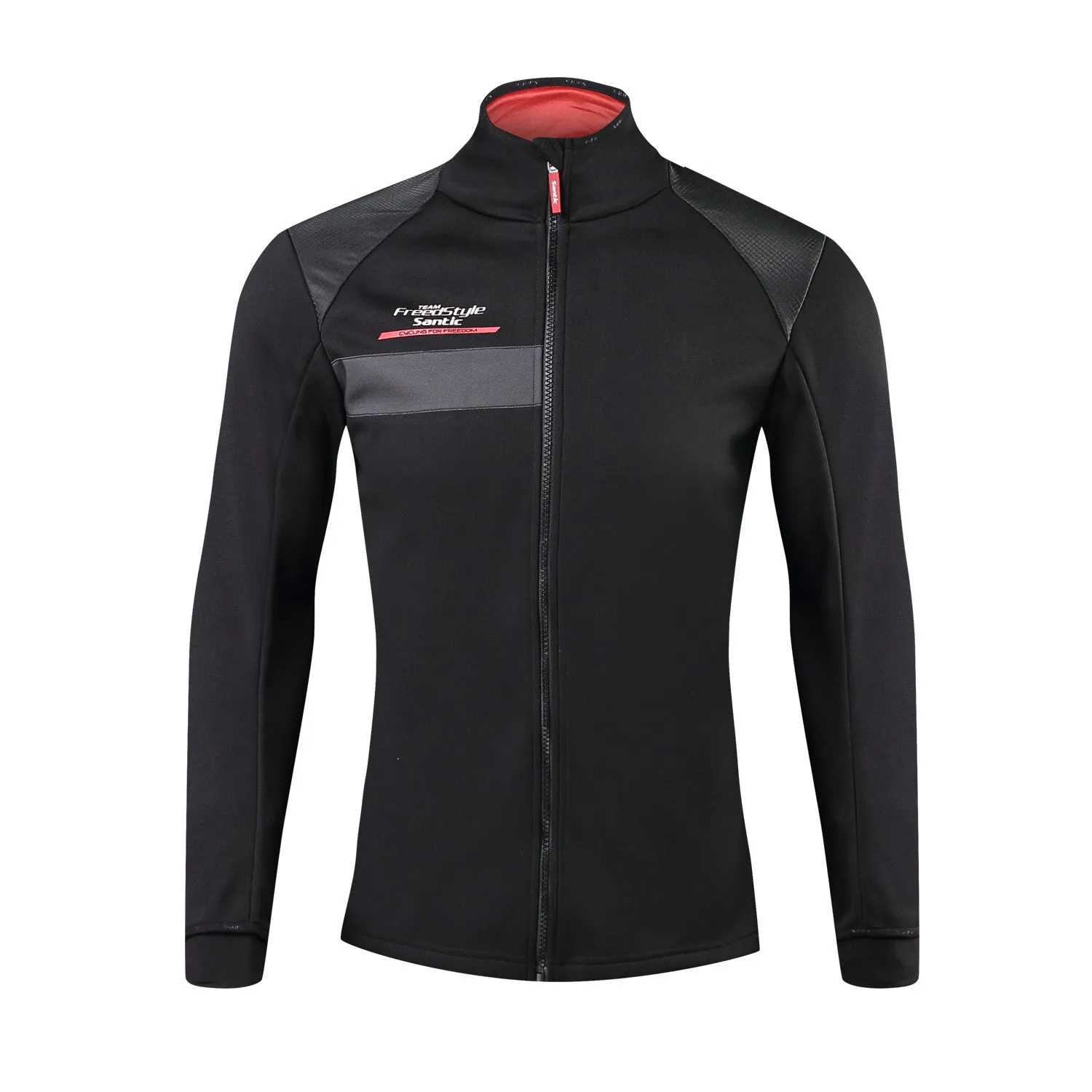 Santic Fodi Black Men Cycling Jackets Long Sleeve