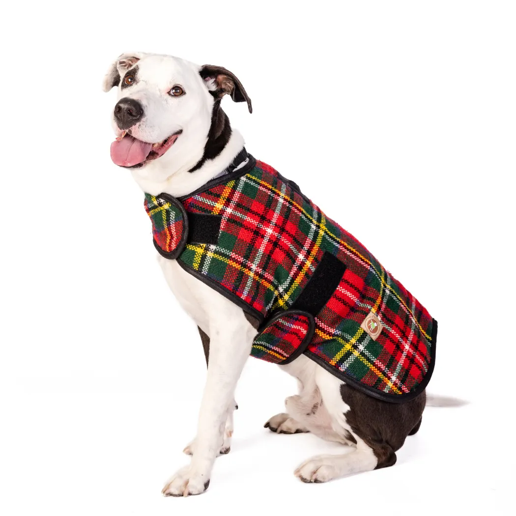 Scotty Plaid Dog Blanket Coat