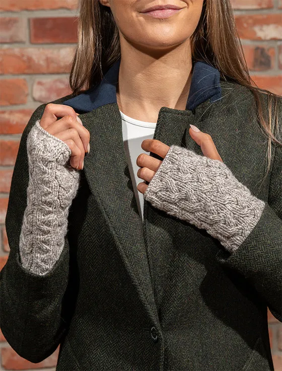 Super Soft Long Fingerless Mittens