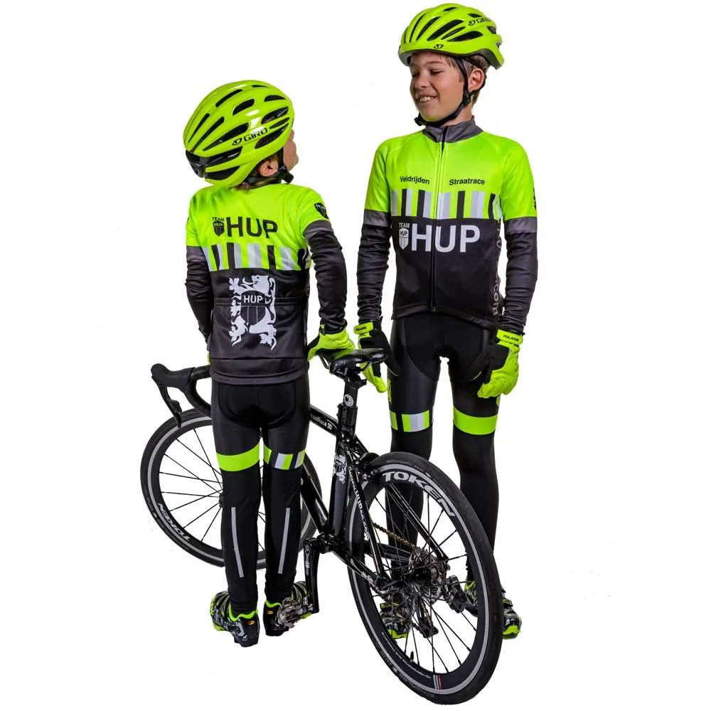 TEAM HUP Kids Winter Cycling Thermal Bib Tights