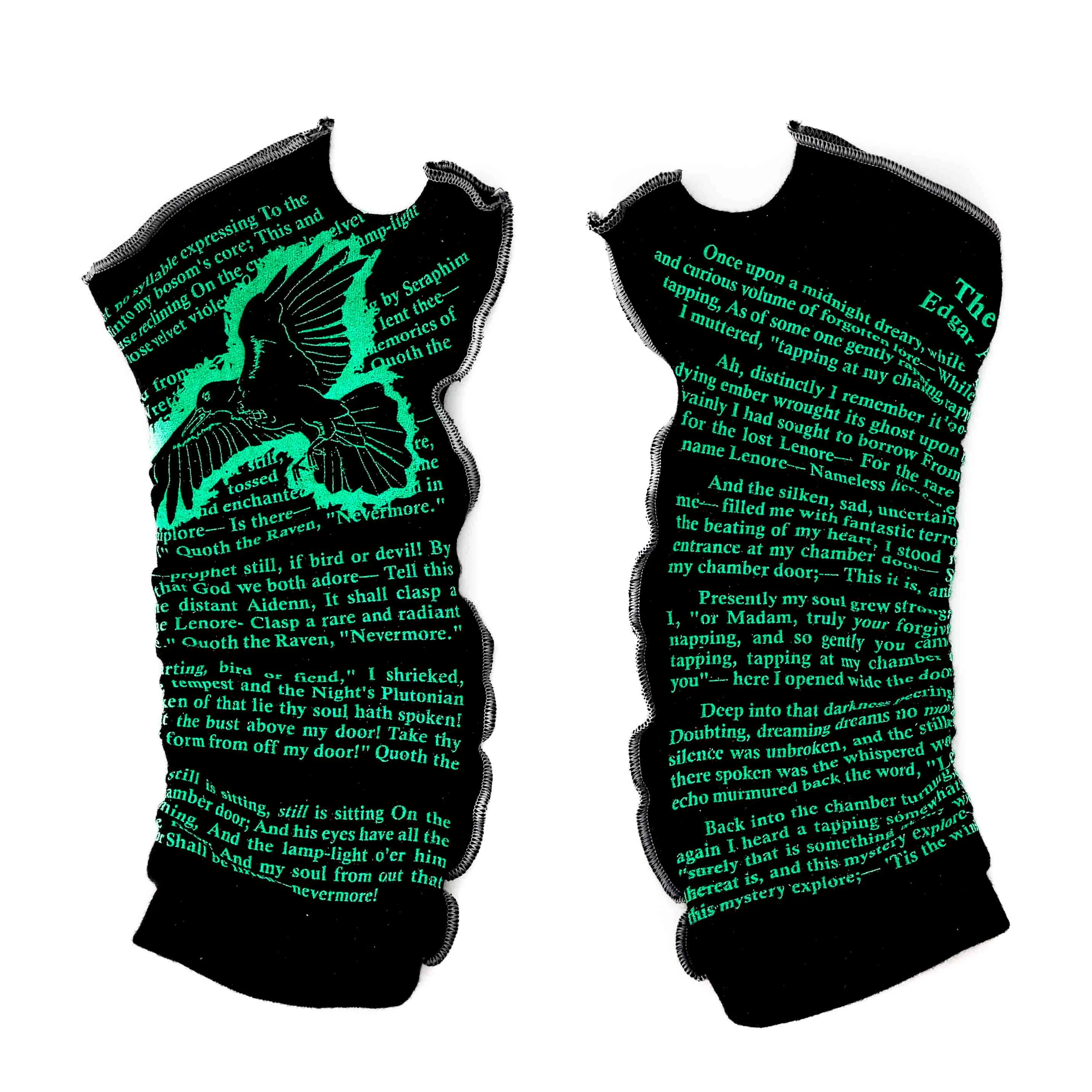 The Raven Glow-in-the-Dark Writing Gloves [Limited Edition]