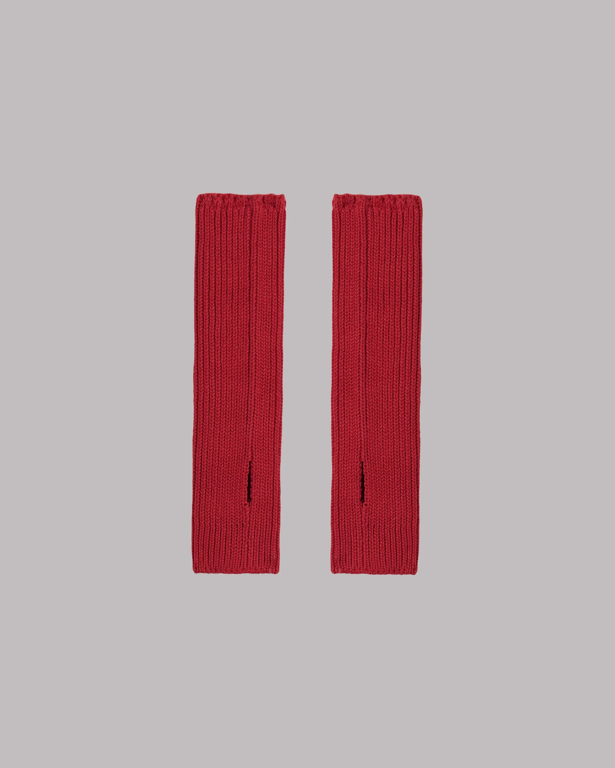 The Red Knit Gloves