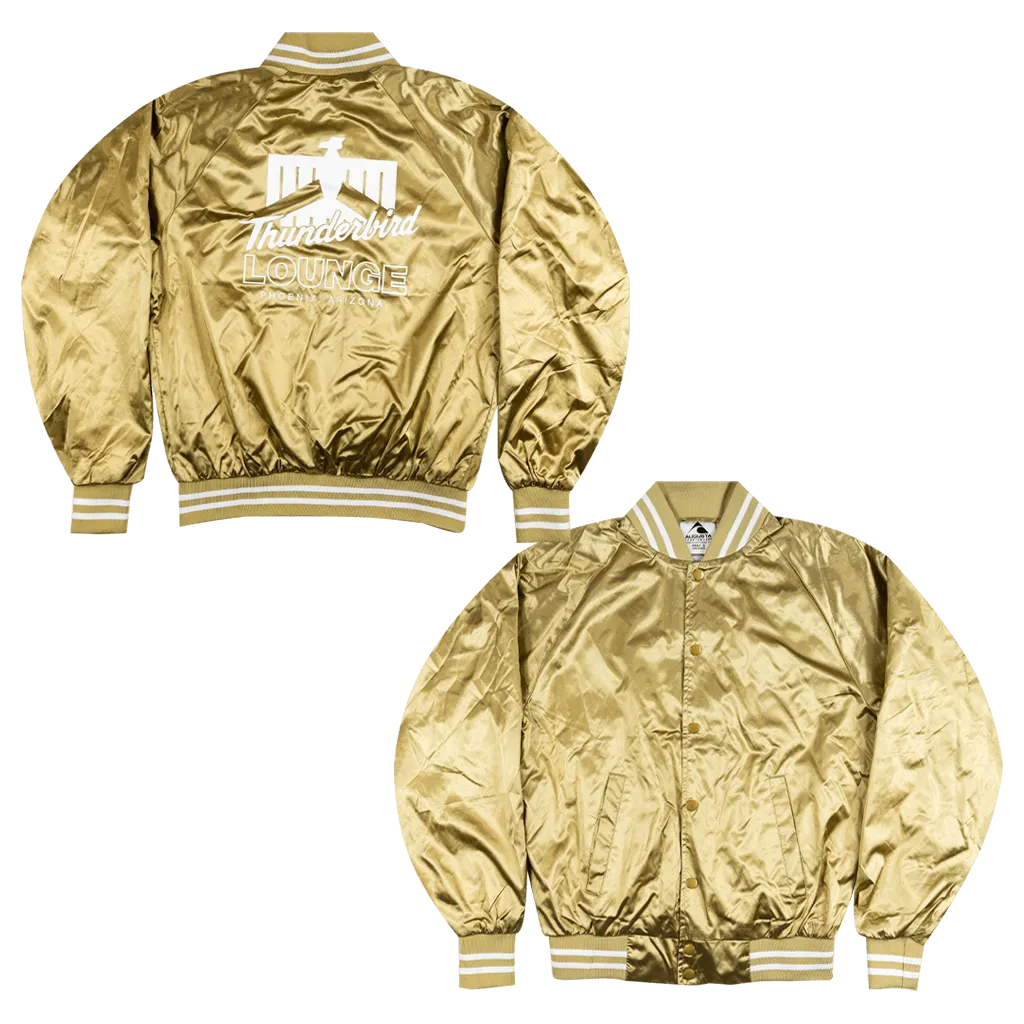 TL Logo Gold Satin Jacket