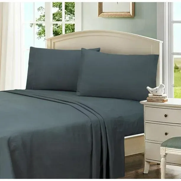 Ultra Soft Microfiber Grey Pillowcase Set