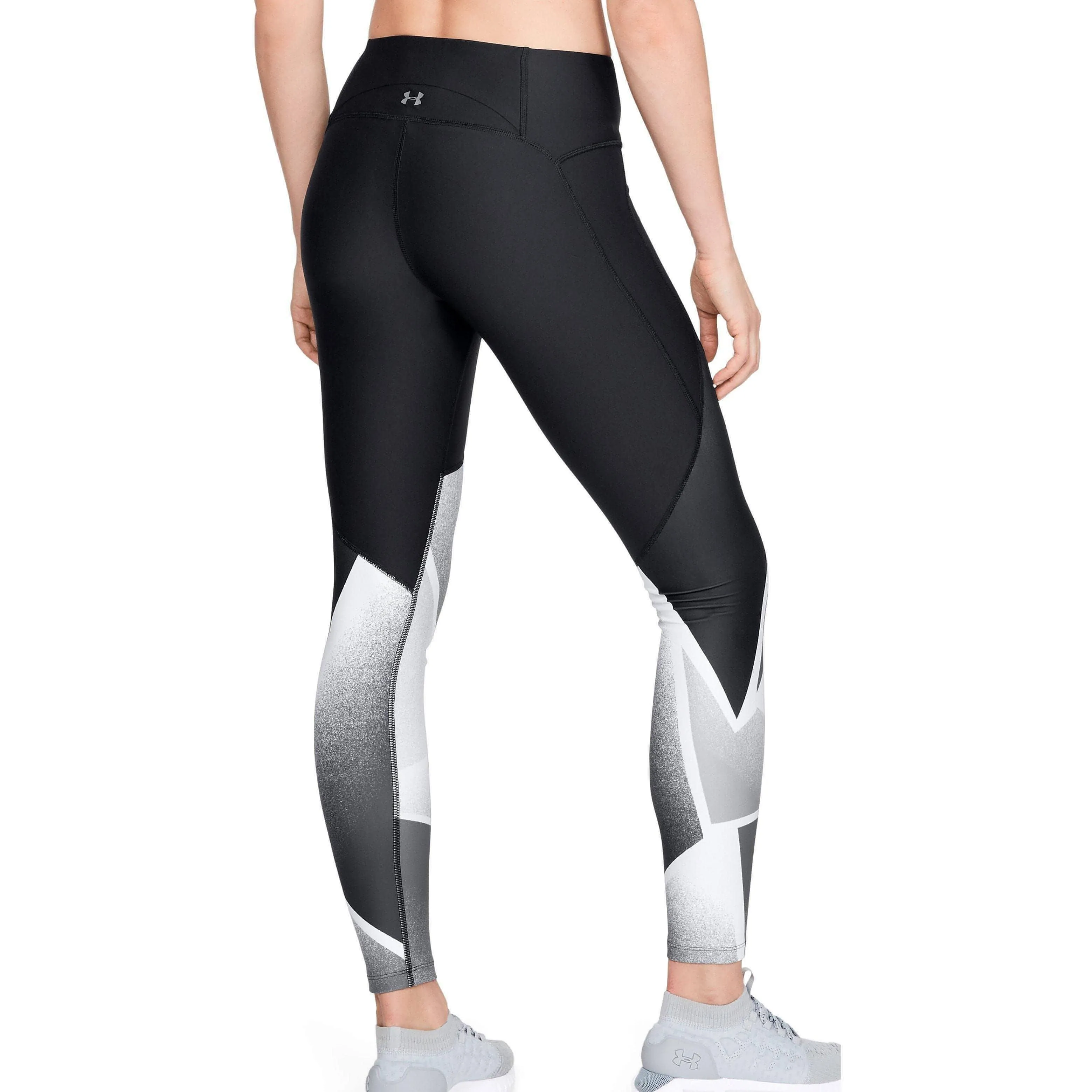 Under Armour Balance Q1 Graphic Womens Long Training Tights - Black