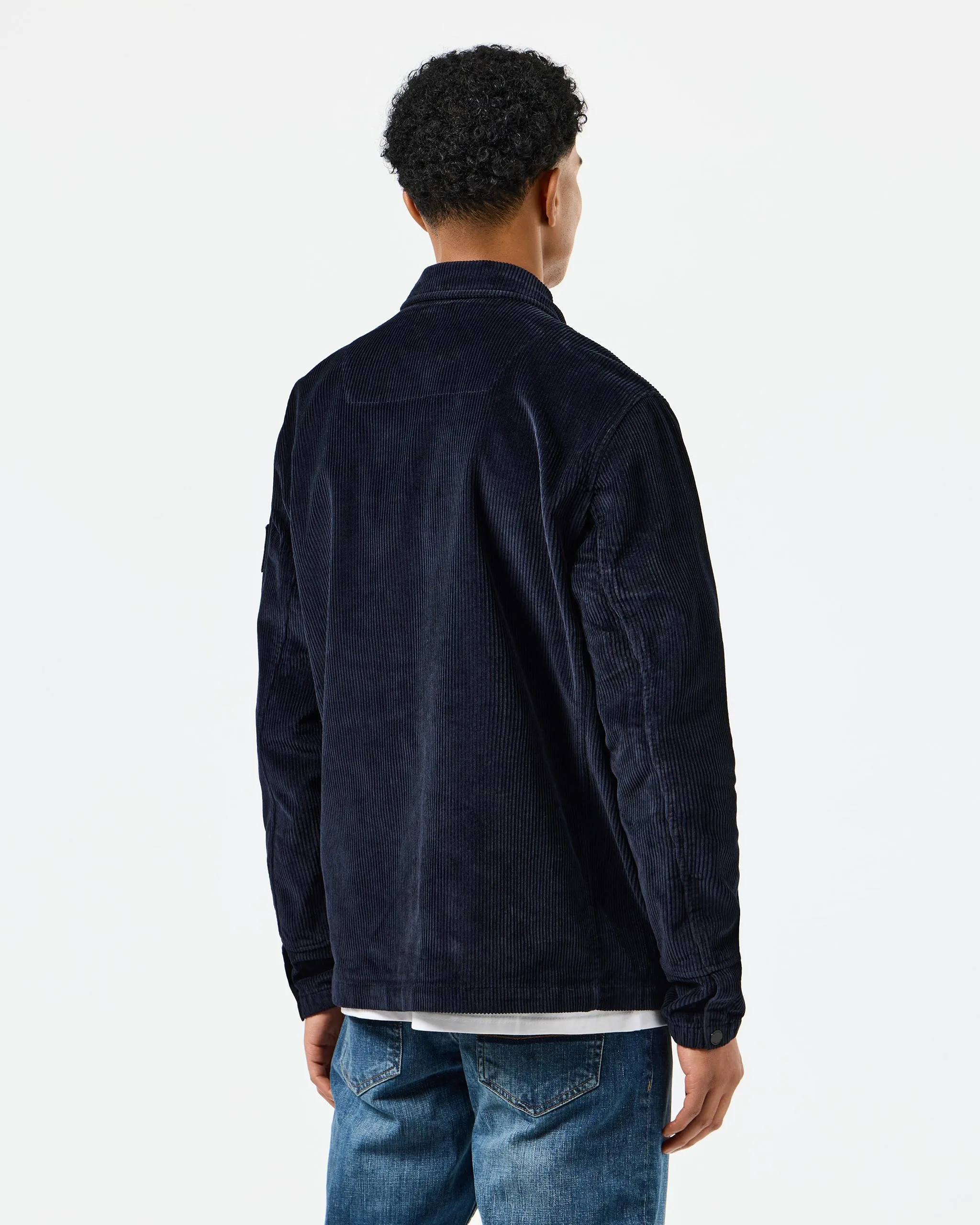 Vinnie Cord Over-Shirt Navy