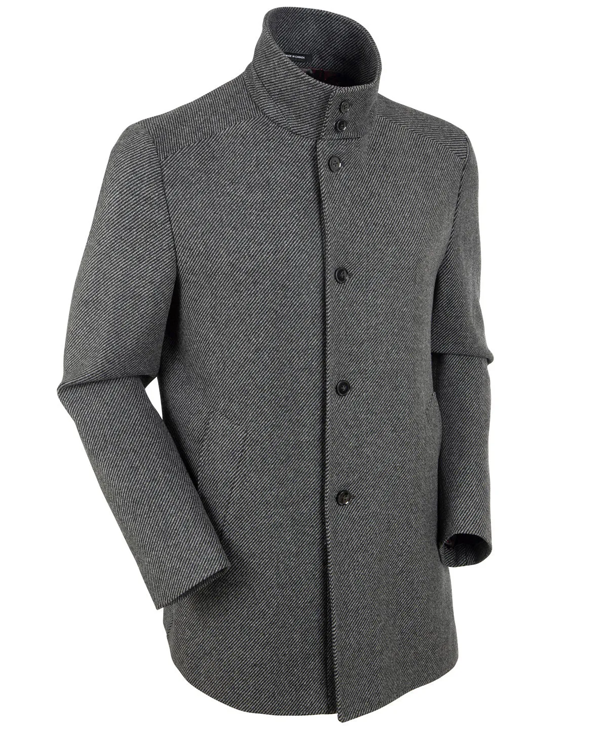 Wilson Wool-Blend Button-Front Coat