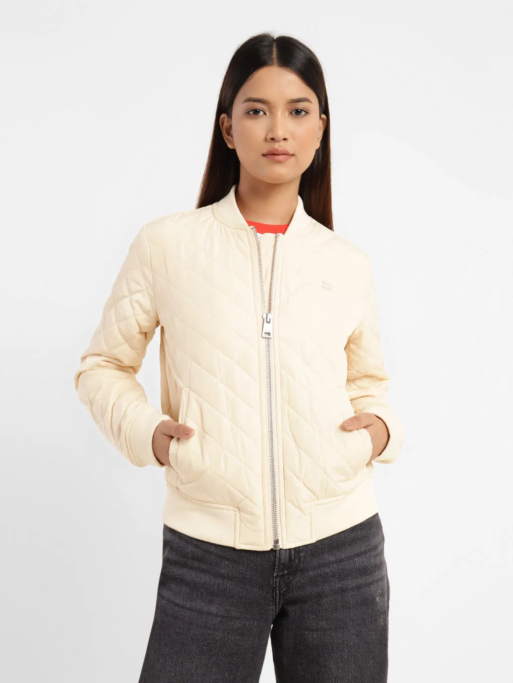 Women's Quilted Collar Neck Jackets