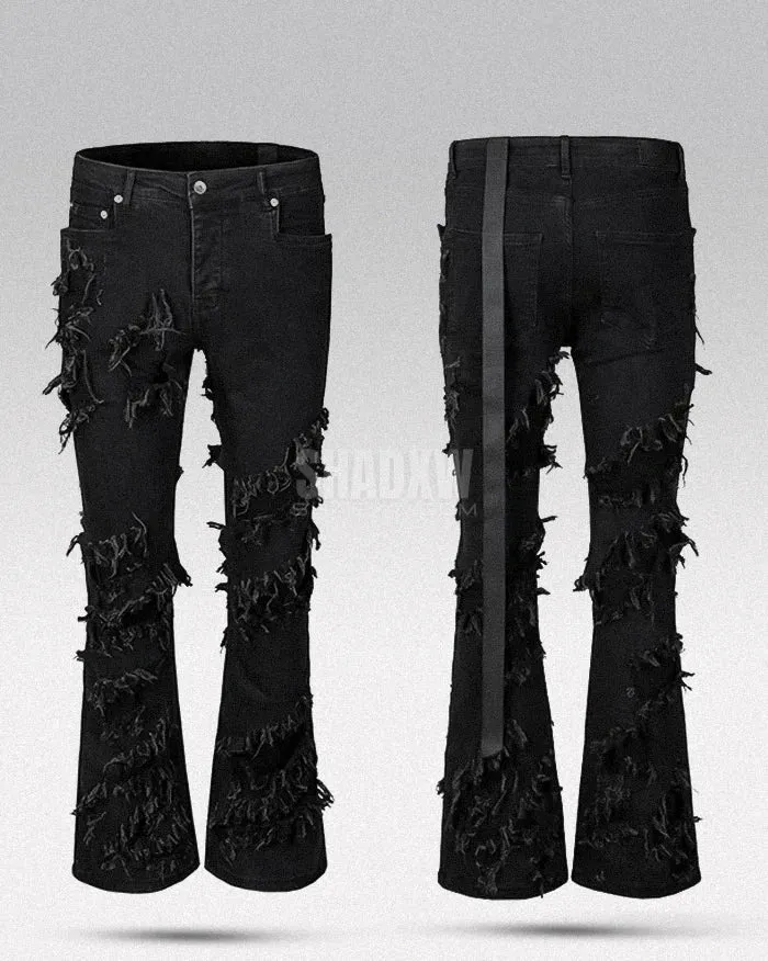 Y2K Black Ripped Jeans