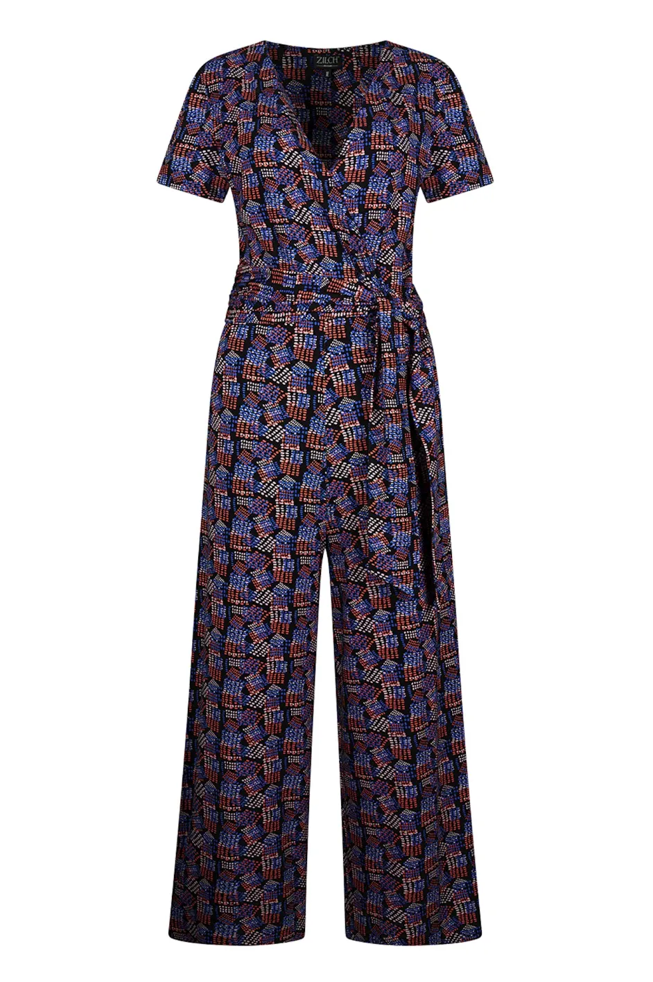 Zilch Jumpsuit in Stamps Black