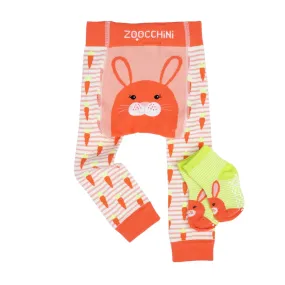 Zoocchini Crawler Legging/Sock Set Bella the Bunny